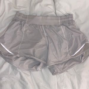 Light grey lululemon shorts